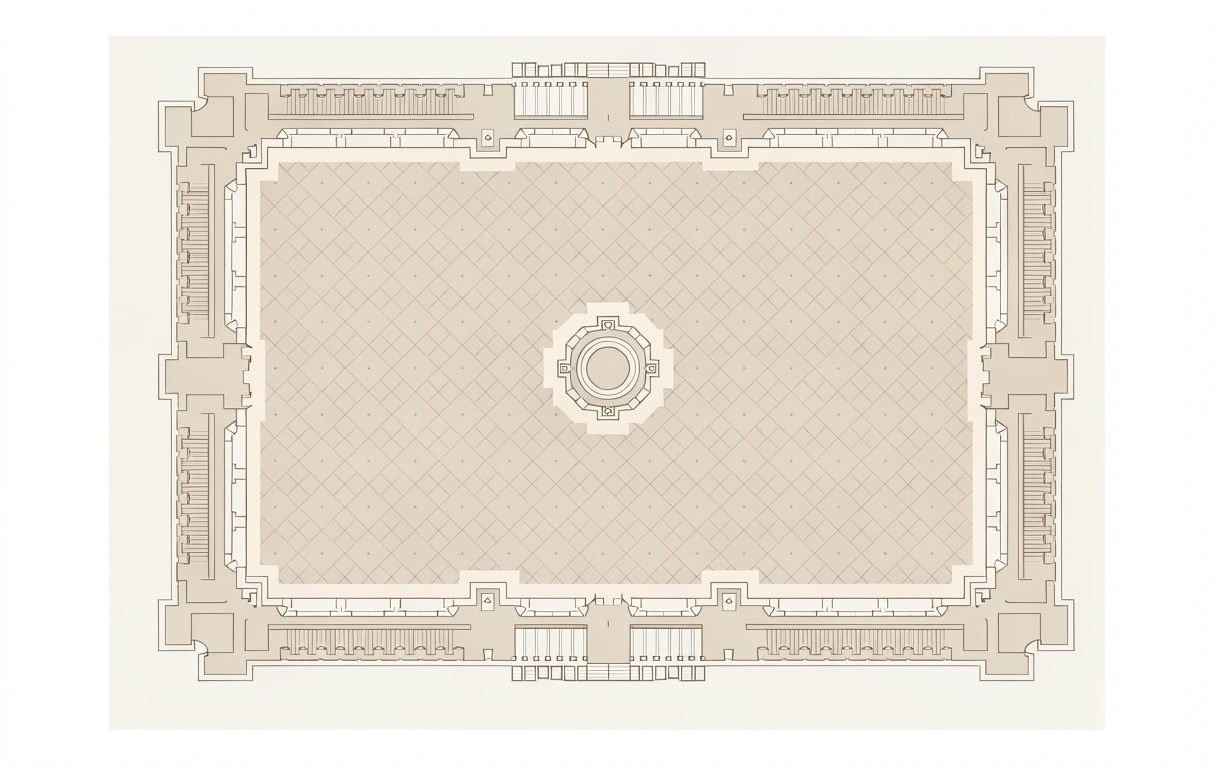 Mappa del museo del louvre