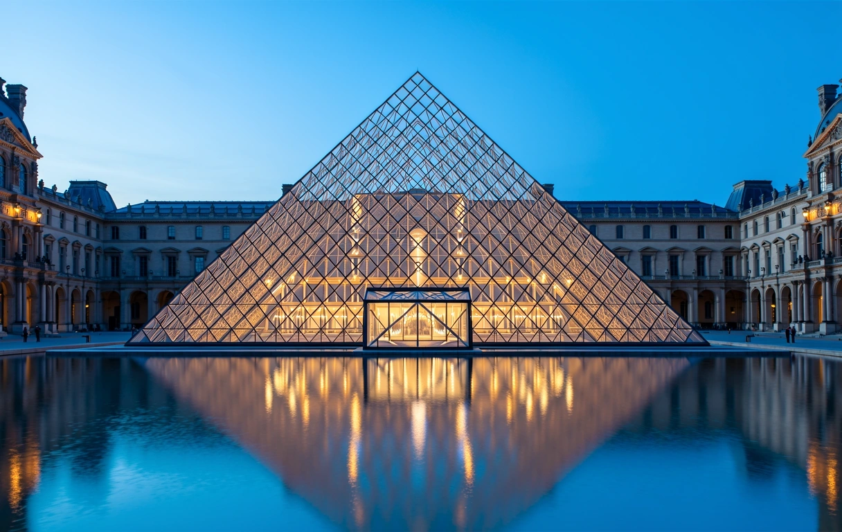 Louvre al crepuscolo